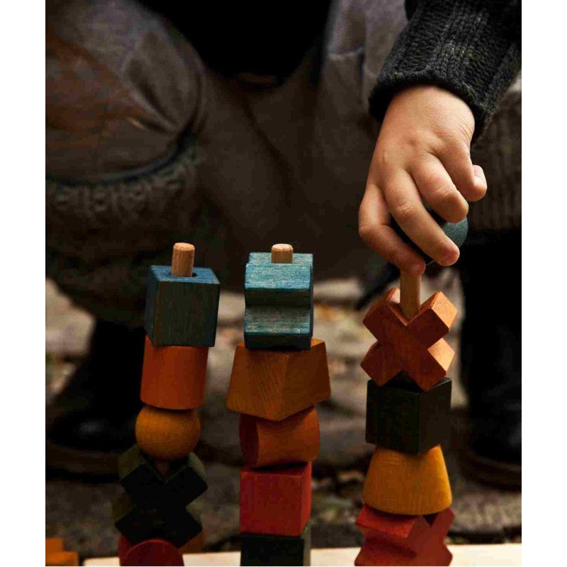 Wooden Fence Puzzle - Colorful